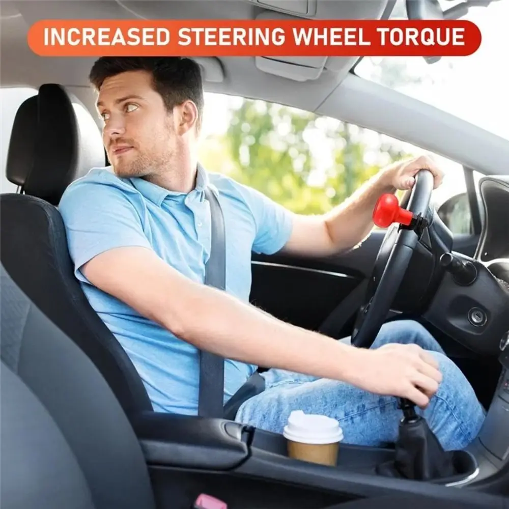 

Adjustable Steering Wheel Booster Ball Durable Construction Universal Fit Steering Wheel Spinner Knob Smooth Rotation