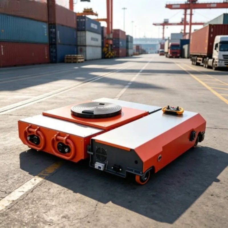 Heavy Object Transporter Heavy-duty Handling Tractor, Electric tank Transporter, Universal Rotating Straight-line Ground Ox