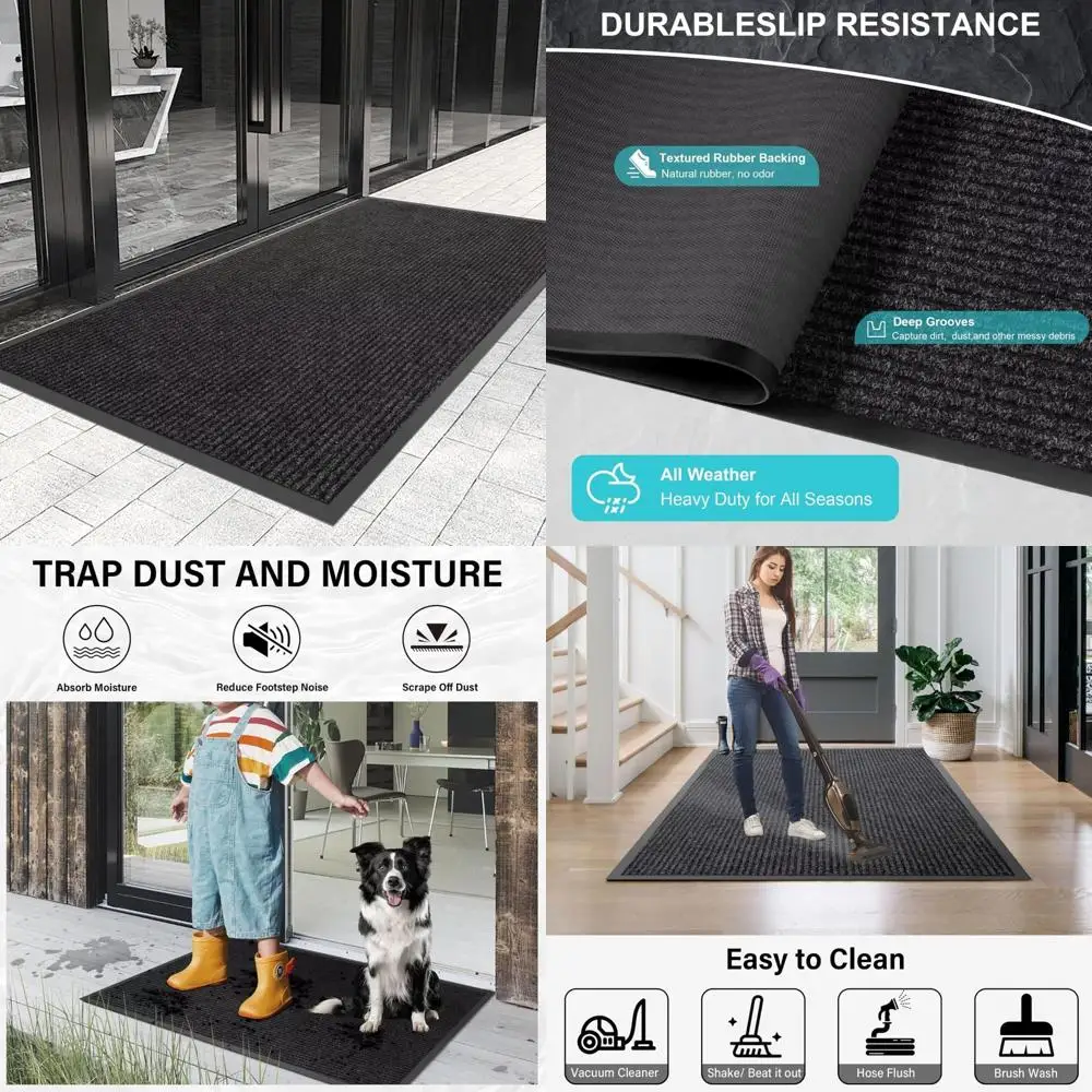 

Настраиваемый сверхмощный водонепроницаемый коврик для входной двери, 2x9 футов, всепогодный, с резиновой опорой, коммерческий класс