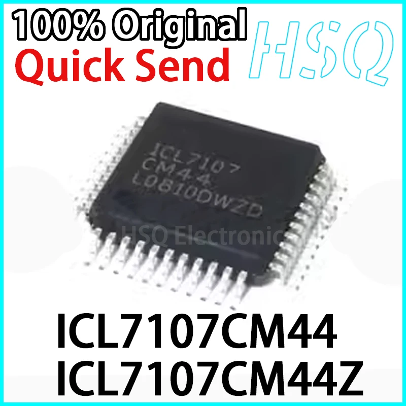 1PCS New Original ICL7107 ICL7107CM44 ICL7107CM44Z ICL7106CM44 QFP-44 3.5-bit Analog-to-digital Converter LCD Driver