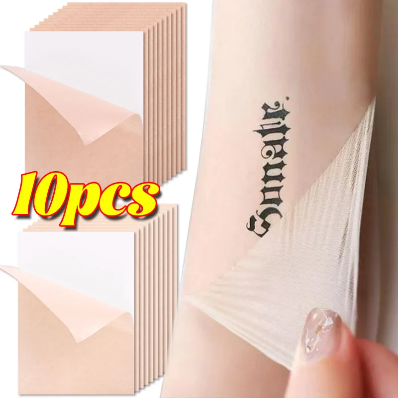 10PCS Invisible Skin Concealer Scar Patches Waterproof Temporary Tattoos Scar Cover Stickers Concealing Hide Tape Makeup Tools