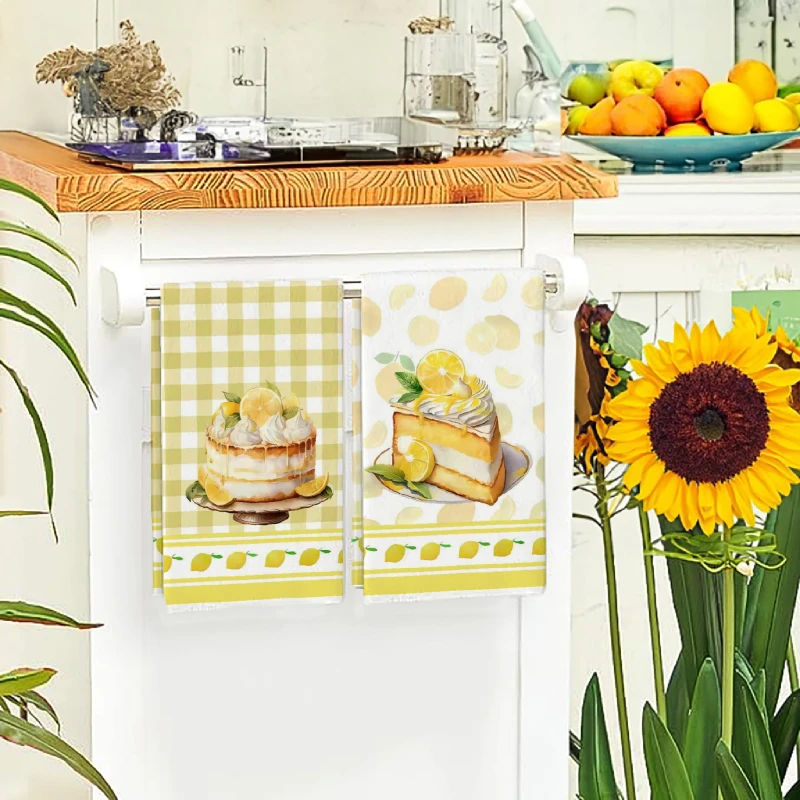 2 Stück, gelbe Küchentücher, 4 – Home Cooking Is The Best Bewertung und Preis