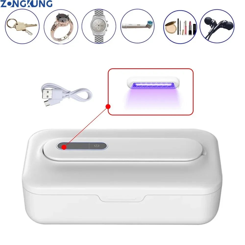 

Household Multifunctional UV Sterilizer Box for Underwear Cell Phone Multifunctional Disinfection Case UVC Light Sanitizer Wand