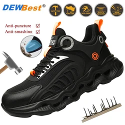 New men's anti-smash anti-puncture steel head work shoes safety protection non-slip wear-resistant shoes four seasons models