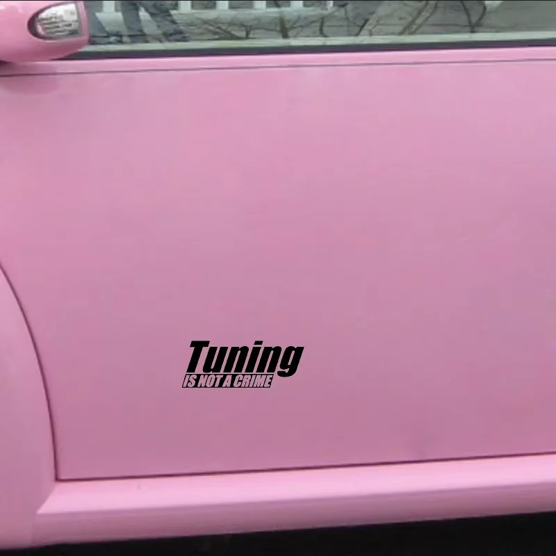 21 * 8cm turning non violation warning design, car window bumper, motorcycle barrier decoration, vinyl car sticker