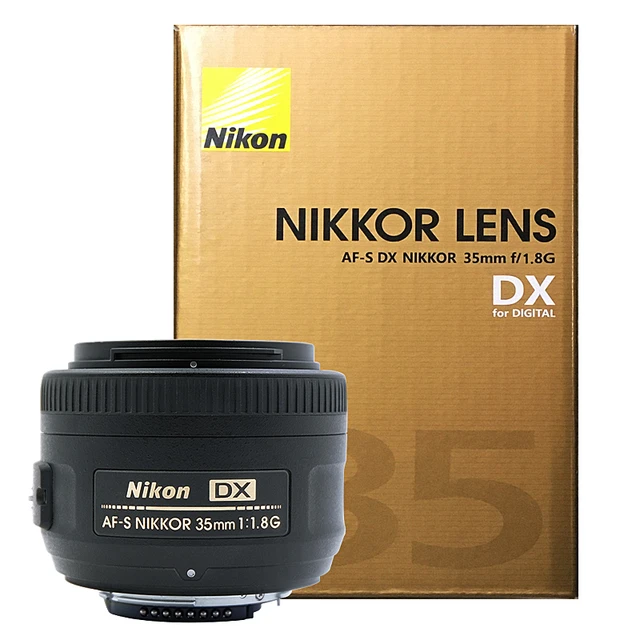 Nikon AF-S DX Nikkor 35 mm F/1.8G lens (New) For NIKON D7000 D7100 D7500  SLR camera Portraits and landscapes autofocus lens - AliExpress