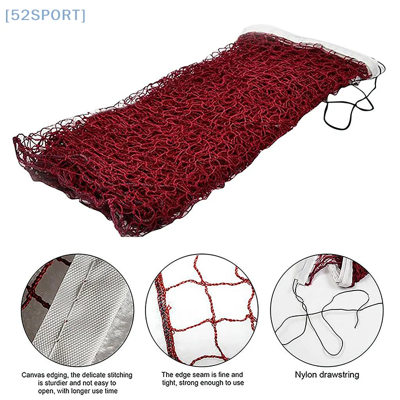 Portable Badminton Net Sports Practice Recreation Fitness Activities Competition With Standard Ball Net 1 Pc