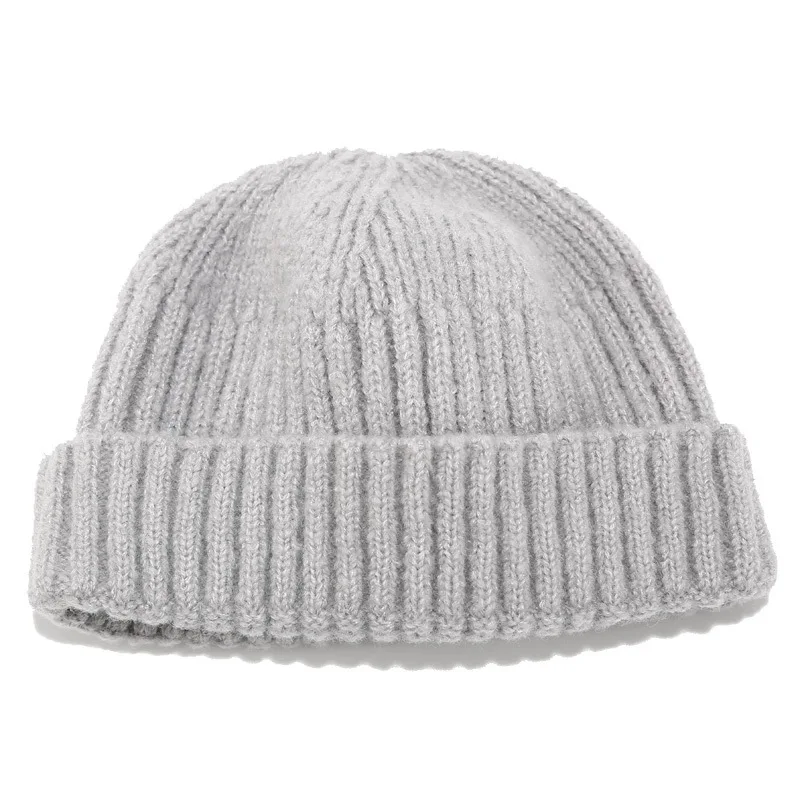 Autumn and Winter Street Trendy Hip Hop Guapi Hat Korean Edition Solid Color Knitted Hat Men's and Women's Outdoor Warm Hat