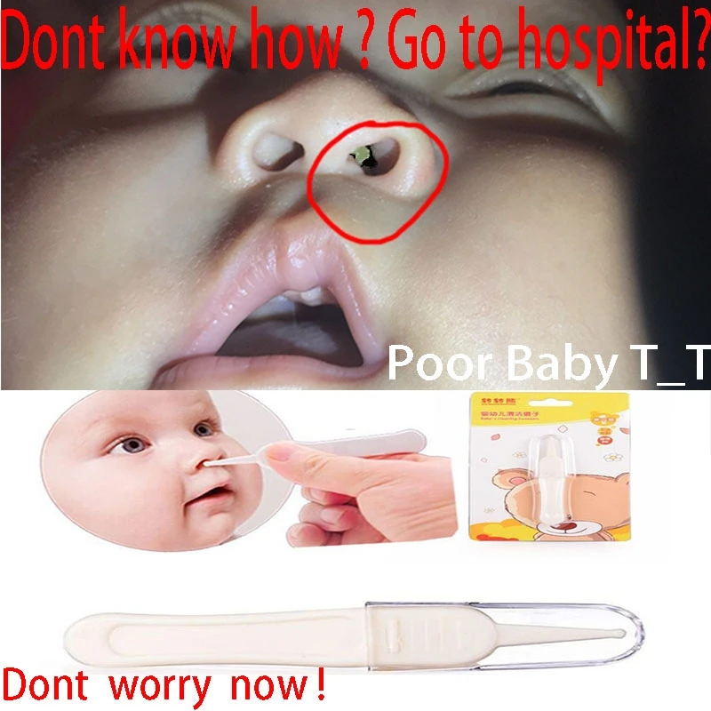 Baby Dig Booger Clip, Crianças Ouvido Nariz Umbigo Ferramentas Limpas, Pinças de Segurança para Crianças, Criança Limpeza Fórceps, Nasal Cavity Care Supplies