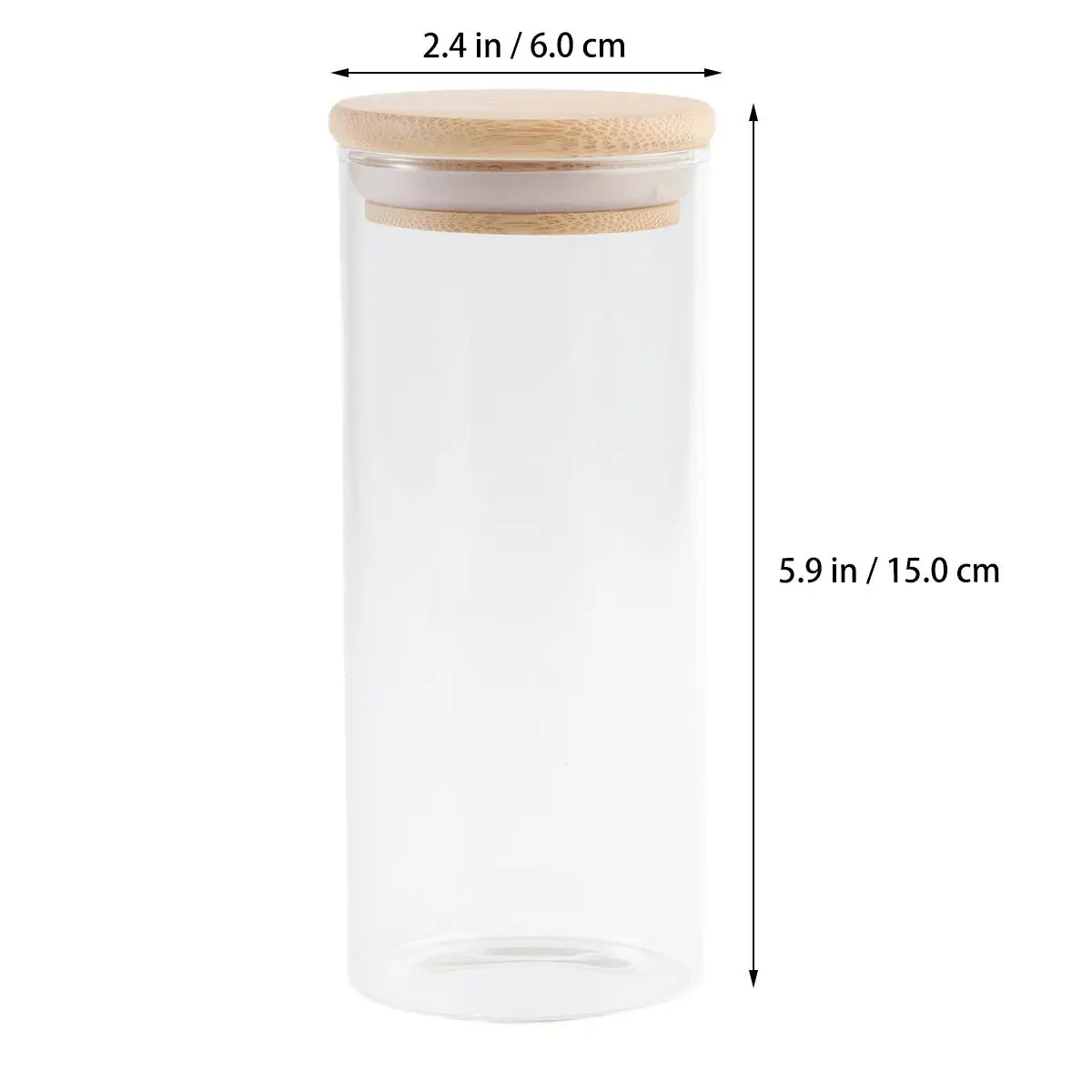 

Airtight Glass Containers for Tea Coffee Storage Sealed Canisters Food Containers Dry Household Glass Storage Jars