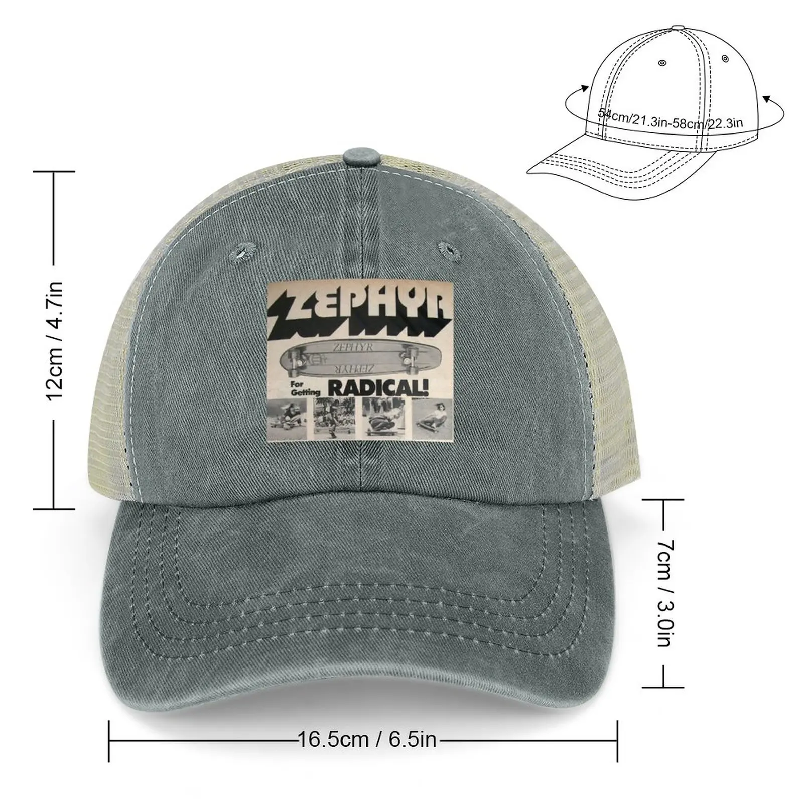 zephyr skate - zephyrTeam Cowboy Hat Golf Cap Beach Men'S Cap Women'S