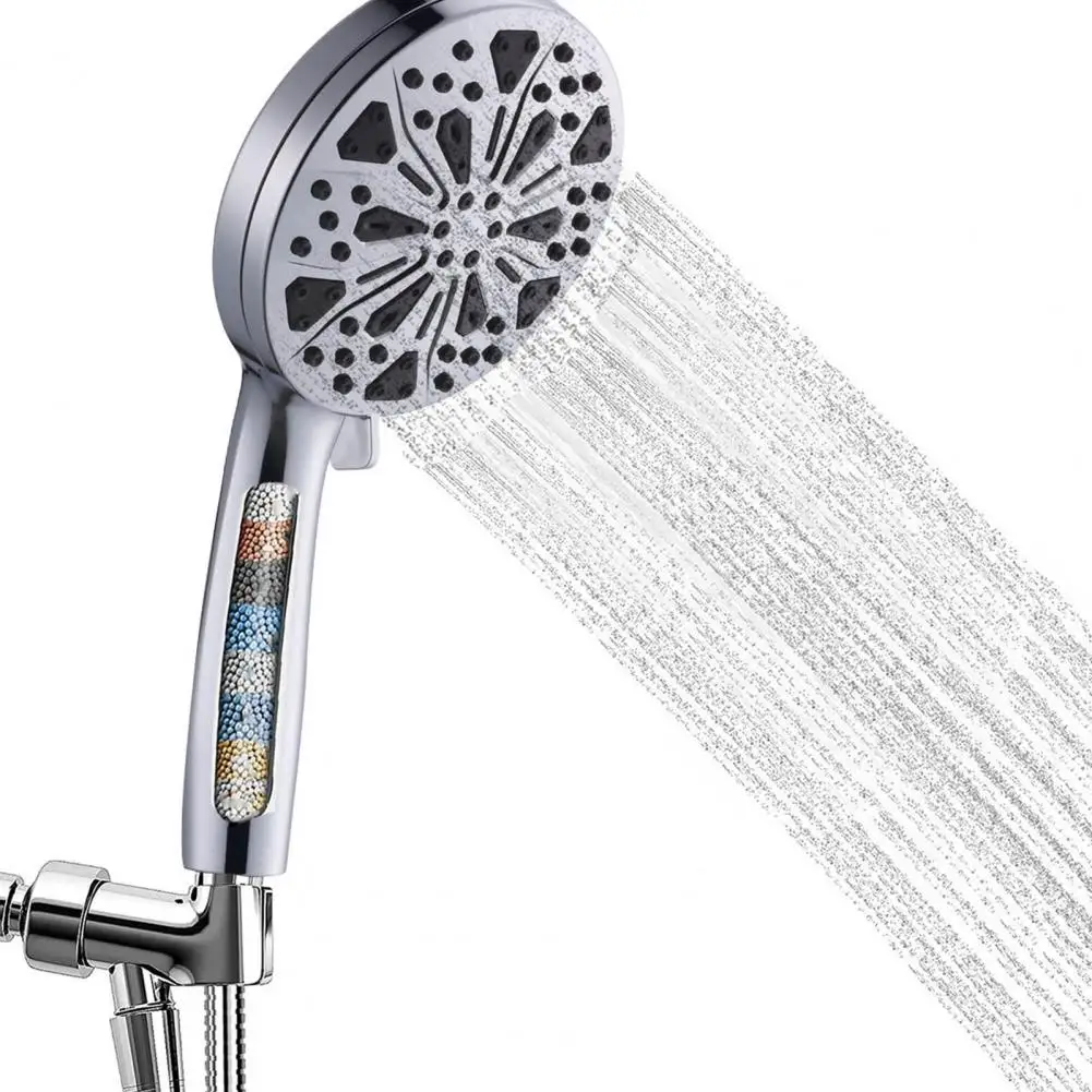 10 Modes Shower Head Powerful Water Saving Handheld Shower Head with 10 Modes Anti-clog Nozzles Easy Assembly High for Bathroom