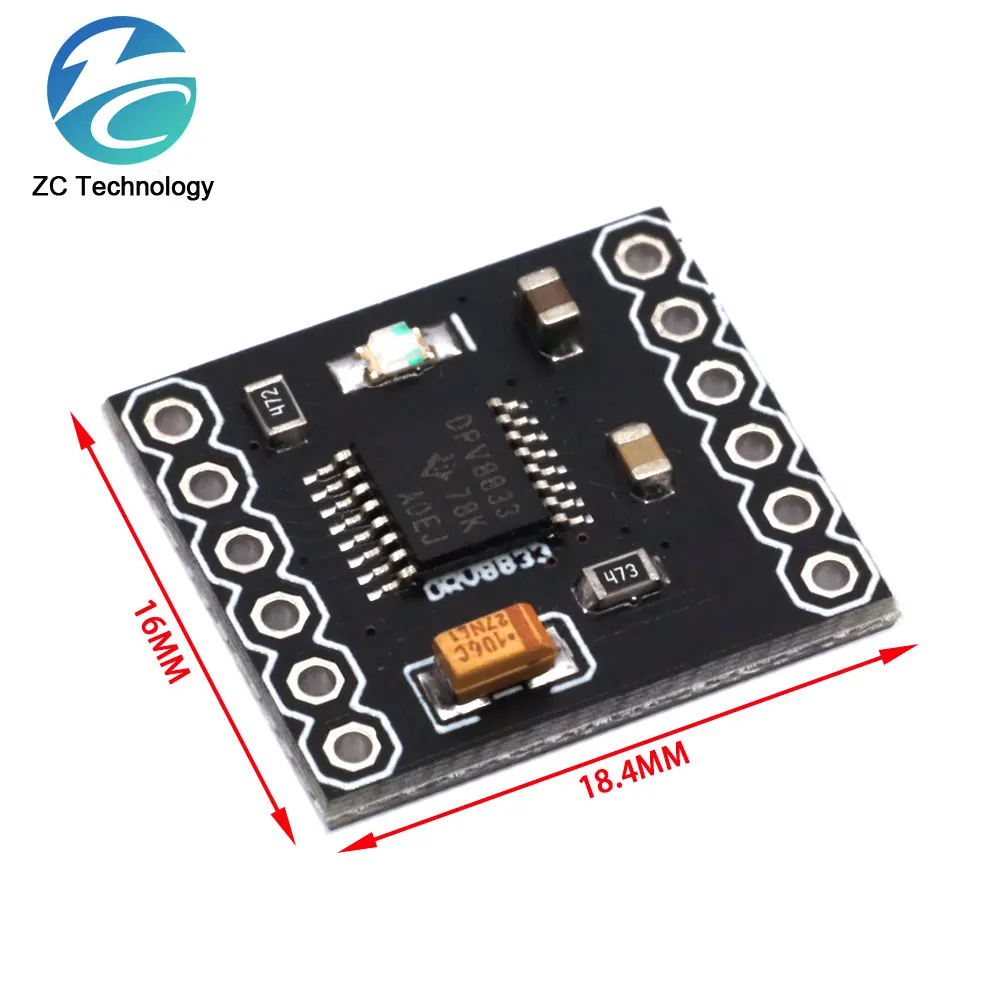 DRV8833 2 Channel DC Motor Driver Module Board 1.5A 3V-10V H-Bridge