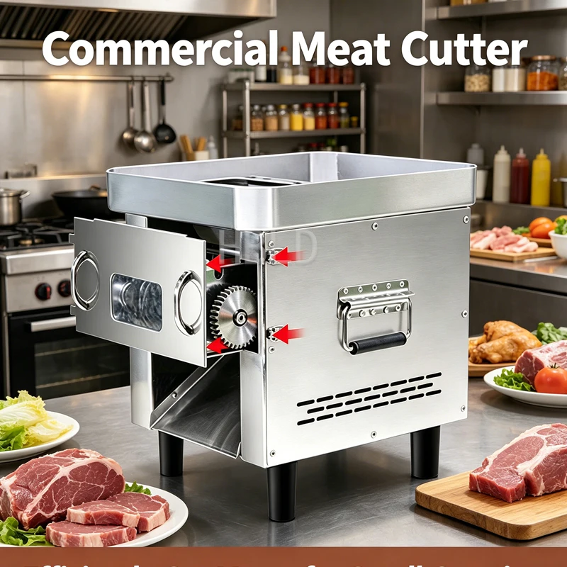 Electric Stainless Steel Meat Cutter Small Drawer Type Vegetable Shredder for Potato And Radish Slicer Kitchen Appliance