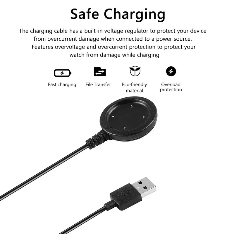1M USB Charging Cable for Polar Vantage V2/V/M/M2 Smart Watch Fast Charger Adapter
