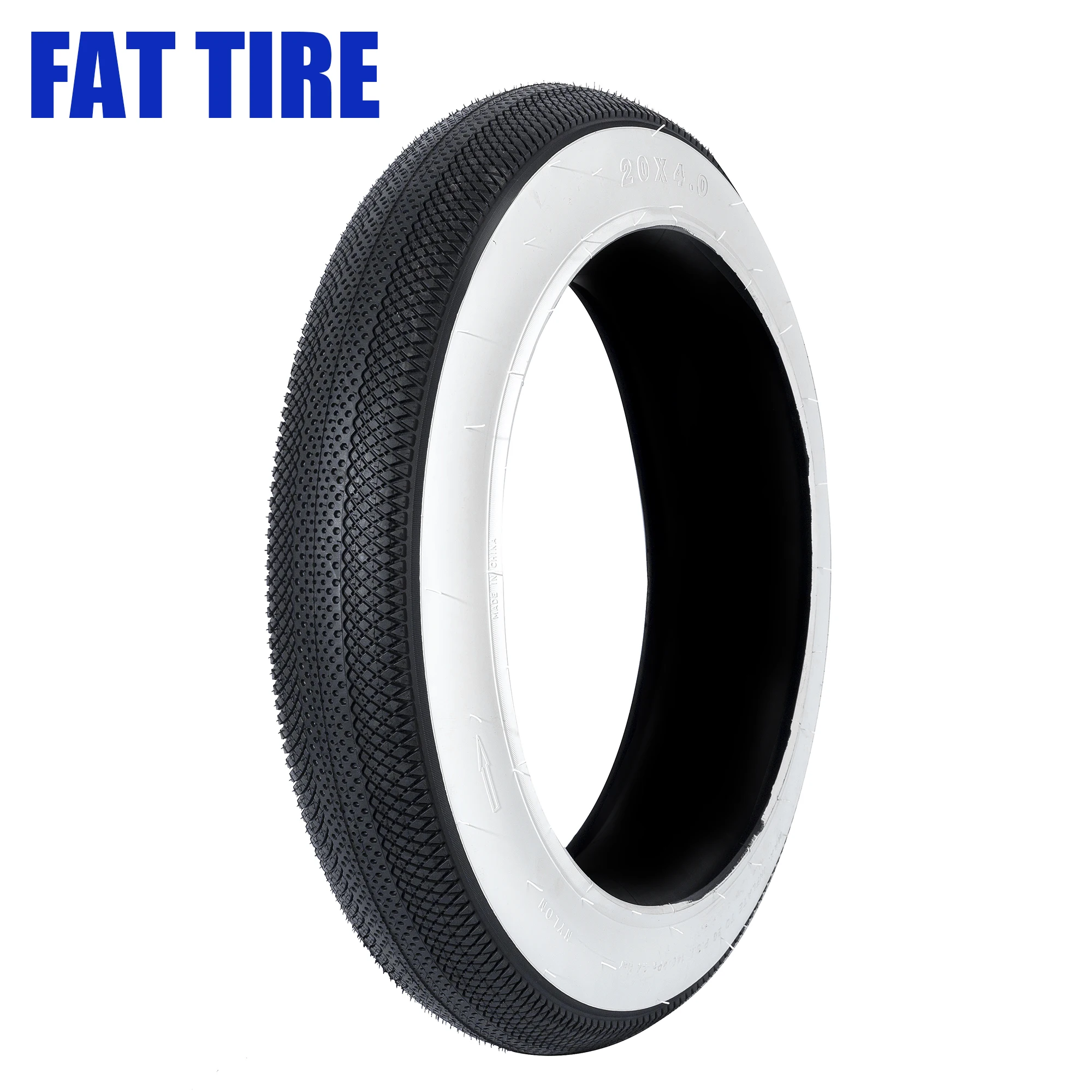 Fat Tire 20x4.0 24x4.0 Electric Bike Fat Bicycle Tire Black White Snow Mountain Bike Accessory Enhanced Version Bicycle Tyre