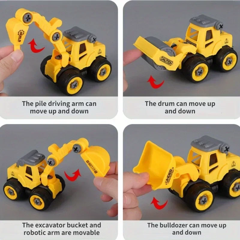 1pc Construction Truck Toy Cars,Mixer Outdoor Beach Engineering Car Model Toys, Children\'s Day Gift for Children