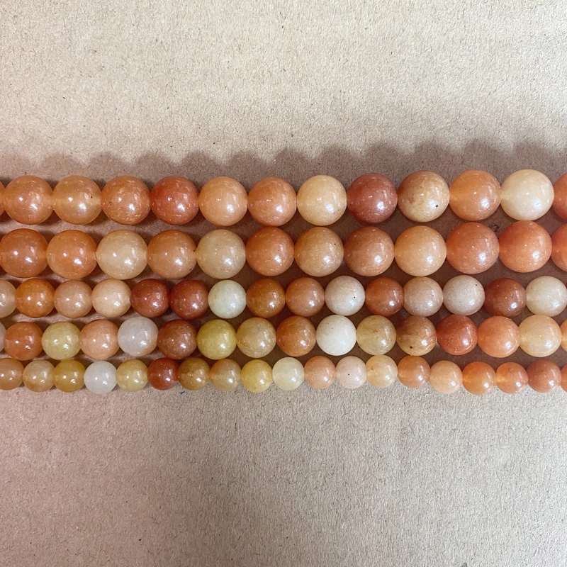 Natural Stone Red Aventurine Beads In Loose 15\