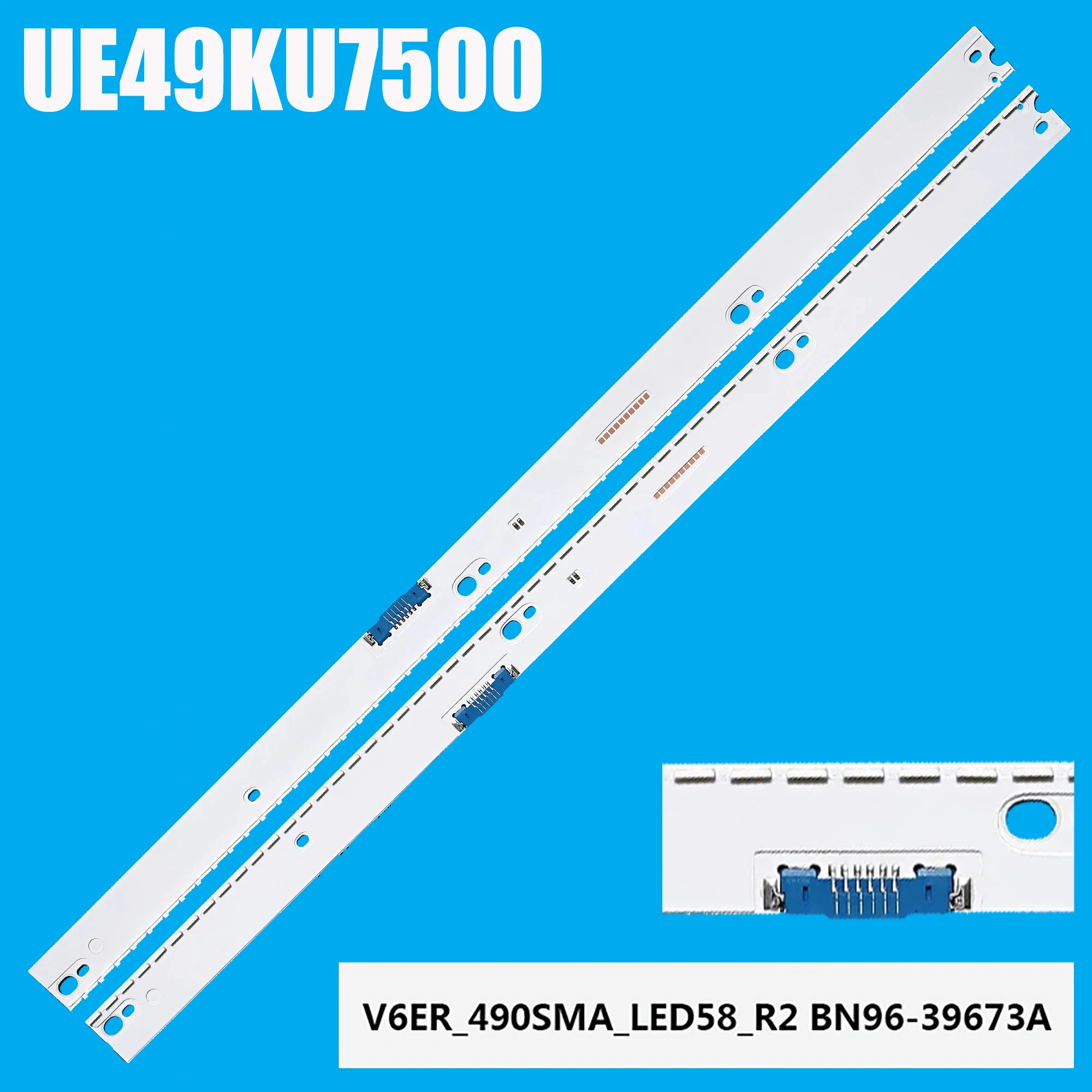 LED backlight strip for UE49KU6645U UE49KU6649U UE49KU6515U UE49KU6670S UE49KU6670U UE49KU6672U UE49KU6675U UE49KU6679U