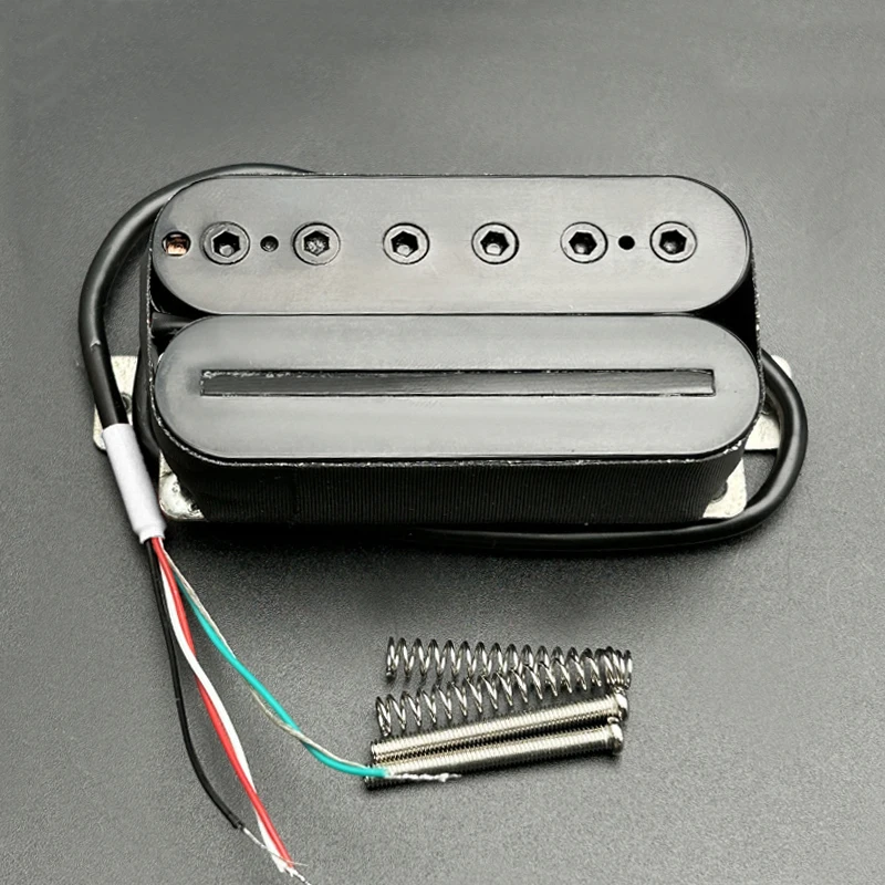 1pc Alnico 2 Gitarre Humbucker Pickup Doppels pule Pickup 4-Drähte Spule Spalt klinge und einstellbare Sechs kant schraube 7-8k