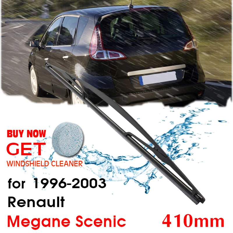 

BROSHOO Car Rear Wiper Blades Back Windscreen Wiper Arm For Renault Megane Scenic (1996-2003) 410mm,Windshield Auto Styling