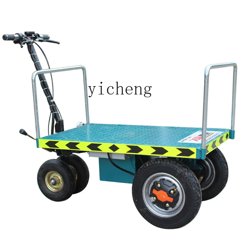 

XL Folding Flat Electric Trolley Portable Trailer Small Truck