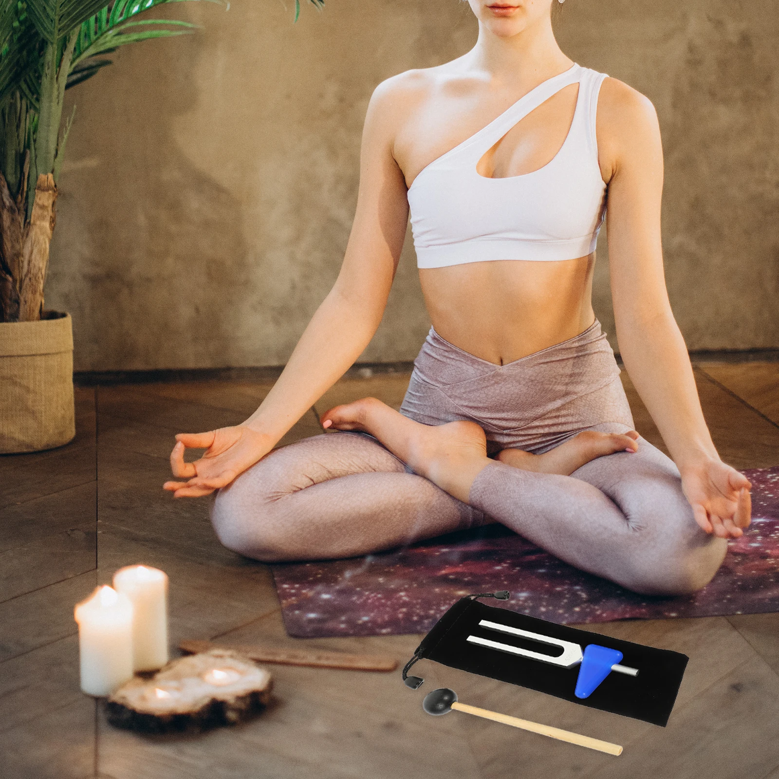 

Aluminum Alloy Tuning Fork Set Therapy Instrument Sound Healing Musical Chakra Vibrating Tool Durable Design Includes Cleaning