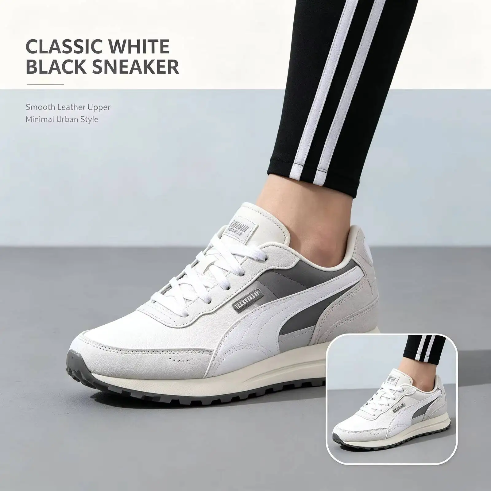 Hot PUMA Men White Black Low Top Sneakers Classic Clean Leather Casual women sport shoes Walking Fashion Trainers 397377-08 runn