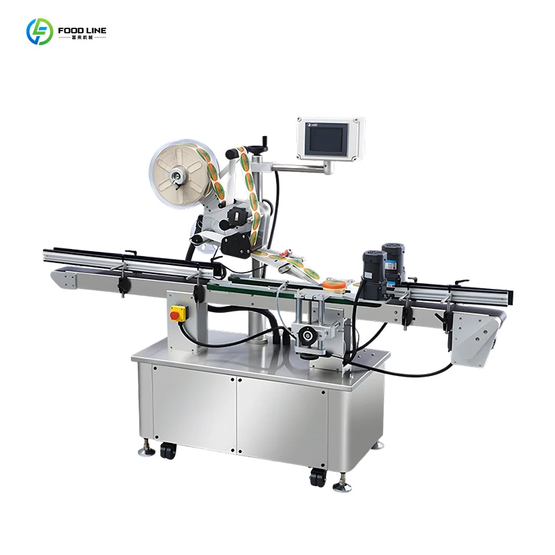 آلة وضع العلامات على الملصقات على الزجاجات المستديرة الأوتوماتيكية آلة وضع العلامات على الملصقات المحمولة على الزجاجات الصغيرة