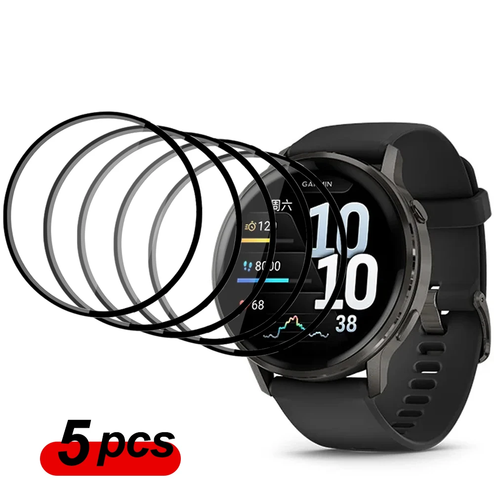 Screen Protector For Garmin Venu 4 45mm 41mm Curved Anti-scratch Film Full Coverage Protective for Garmin Venu4 Film Accessories image 6