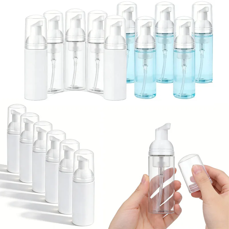 

24/48Pcs 30-100ml Plastic Foam Soap Dispensers Refillable Shampoo Foam Pump Bottles Portable Mini Travel Cosmetics For Container