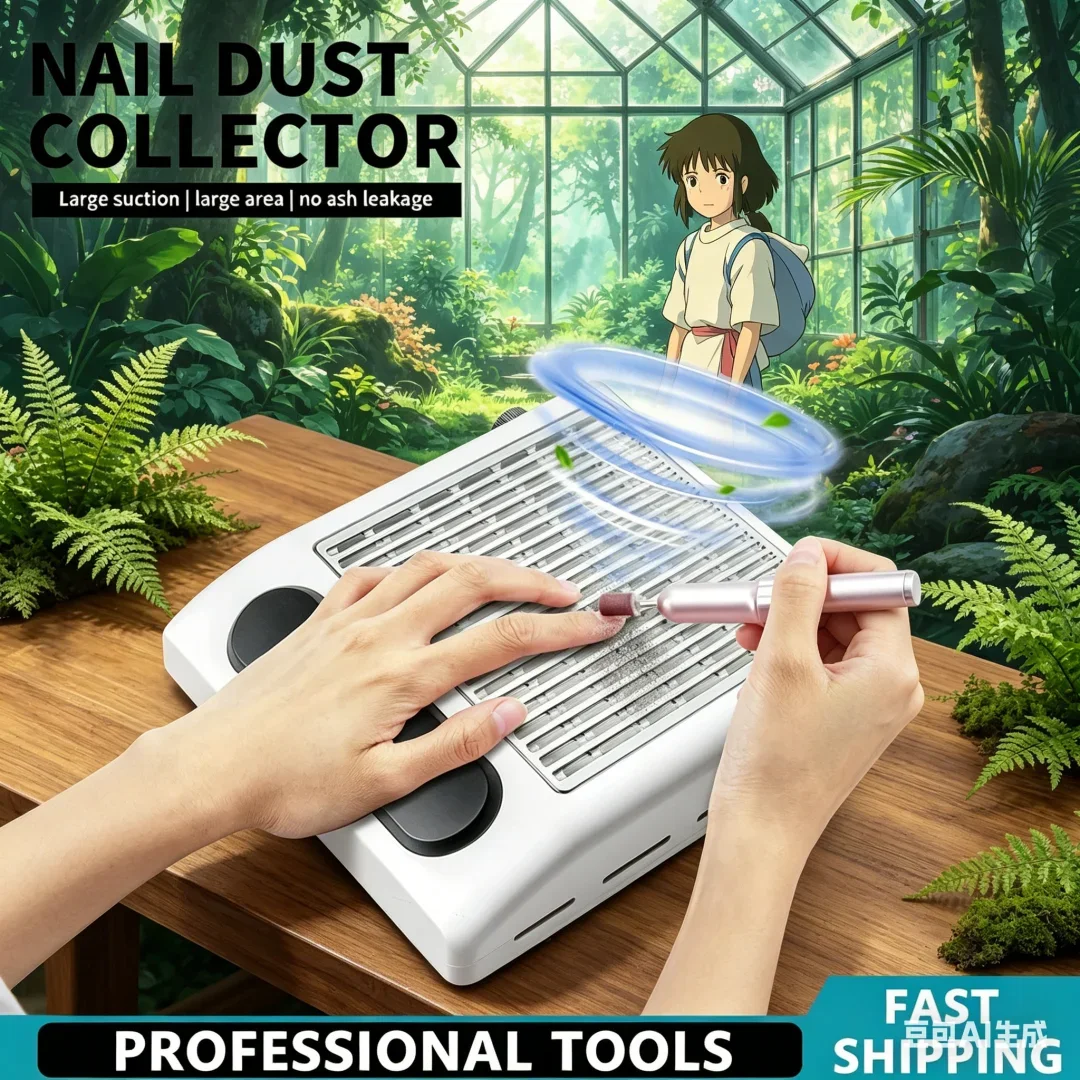 

Exquisite Nail Dust Collector Robust Suction Nail Vacuum Cleaner for Nails Acrylic Serene Ultra Quiet Premium Sophisticated