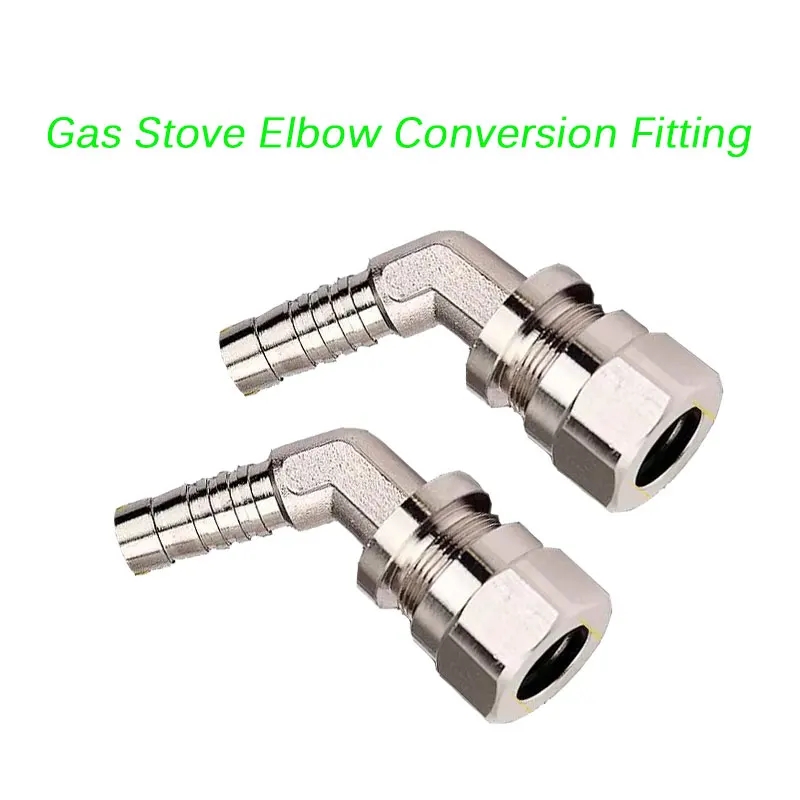 

6 Pcs Gas Stove Elbow Conversion Fitting For Gas Hose Tower Head Elbow Extension Direct Gas Stove Parts