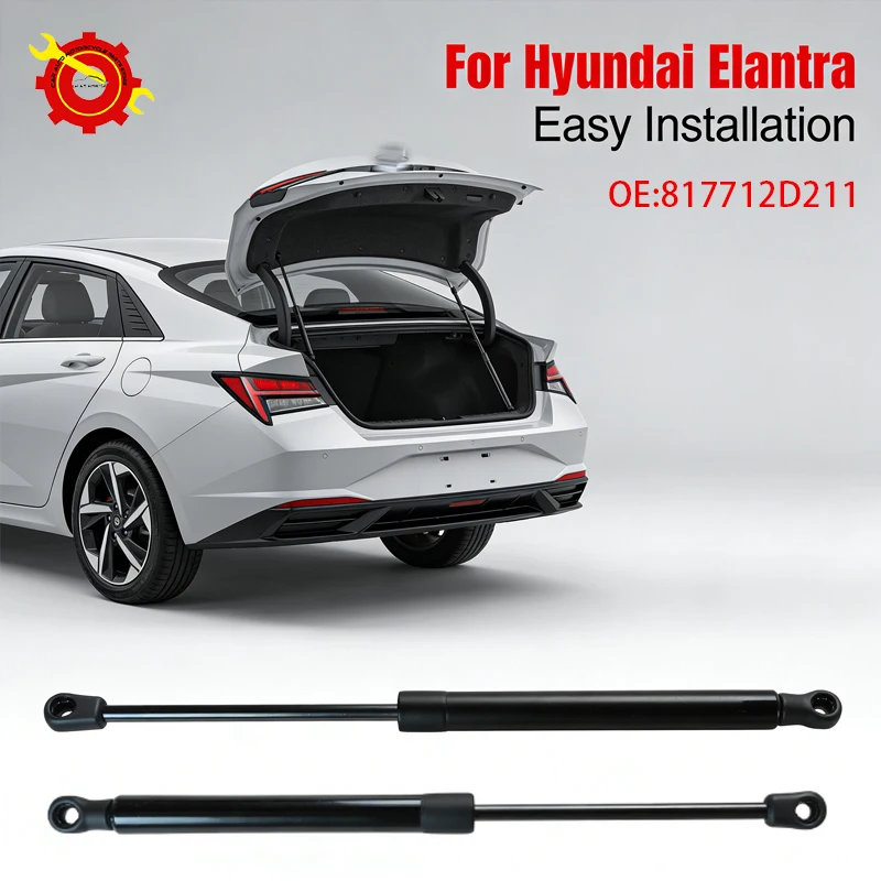 

Комплект из 2 шт. (817712D211) для Hyundai Elantra 2002-2006: газовые упоры/амортизаторы для задней двери багажника (хэтчбек)