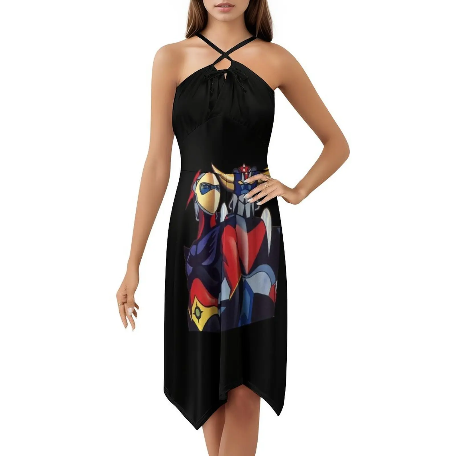 جولدريك كلاسيك. فستان نسائي للحفلات ملابس الشارع الشهير ملابس نادي مطبوعة عصرية للسيدات ملابس نسائية كلاسيكية من Goldrake