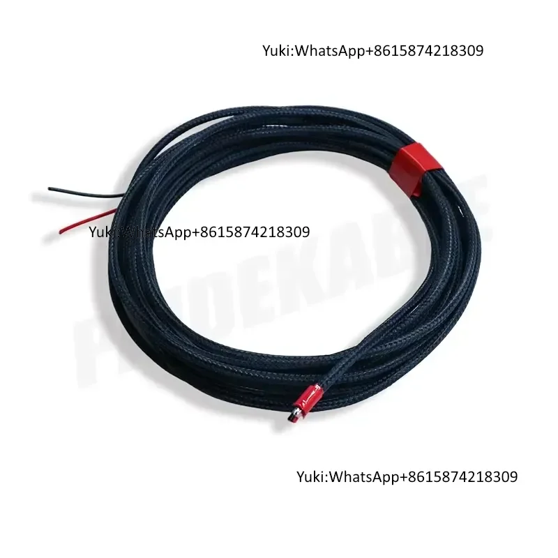 High Tensile Light-weight 5-7A 750VDC IP67 Rated Copper Alloy Aviation Fiber Jacket Tethered Drone Cable for UAV Power Supply