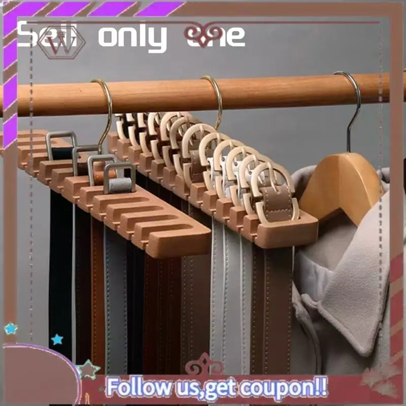 A95D-lazo de cuero para cinturón de armario, colgador de cinturón, estante para cinturón para hombre, colgador de corbata, ganchos para cinturón, 1 pieza