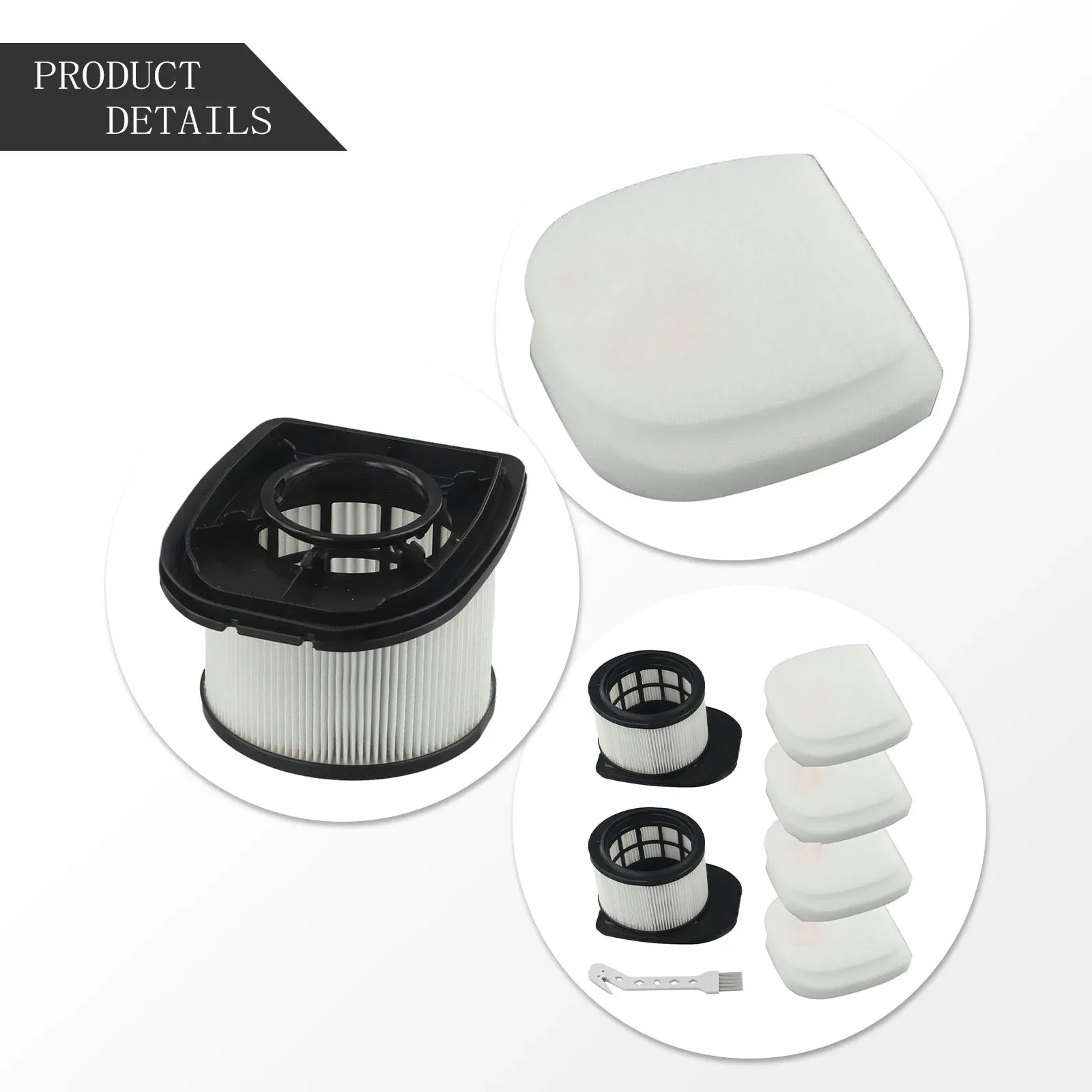 

Air Improvement with IZ400/IZ420 Filter Kit for Shark Stratos Vacuum Includes 2 Post Filters and 4 Foam Filters