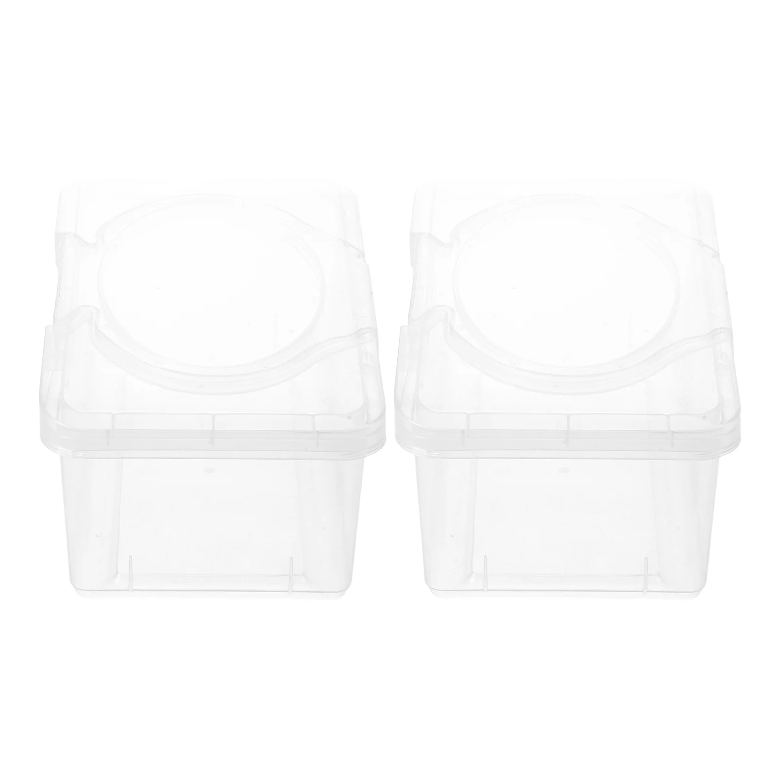 

2Pcs Reusable Wipe Dispenser 1400Ml 7.66x4.91x3.73in Plastic Container for Bathroom Kitchen Portable Wipes Organizer
