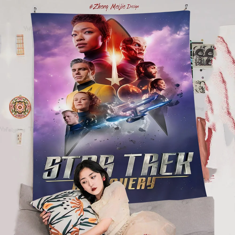 TV S-Star T-Trek DIY Wall Tapestry Hanging Tarot Hippie Wall Rugs Dorm Home Decor