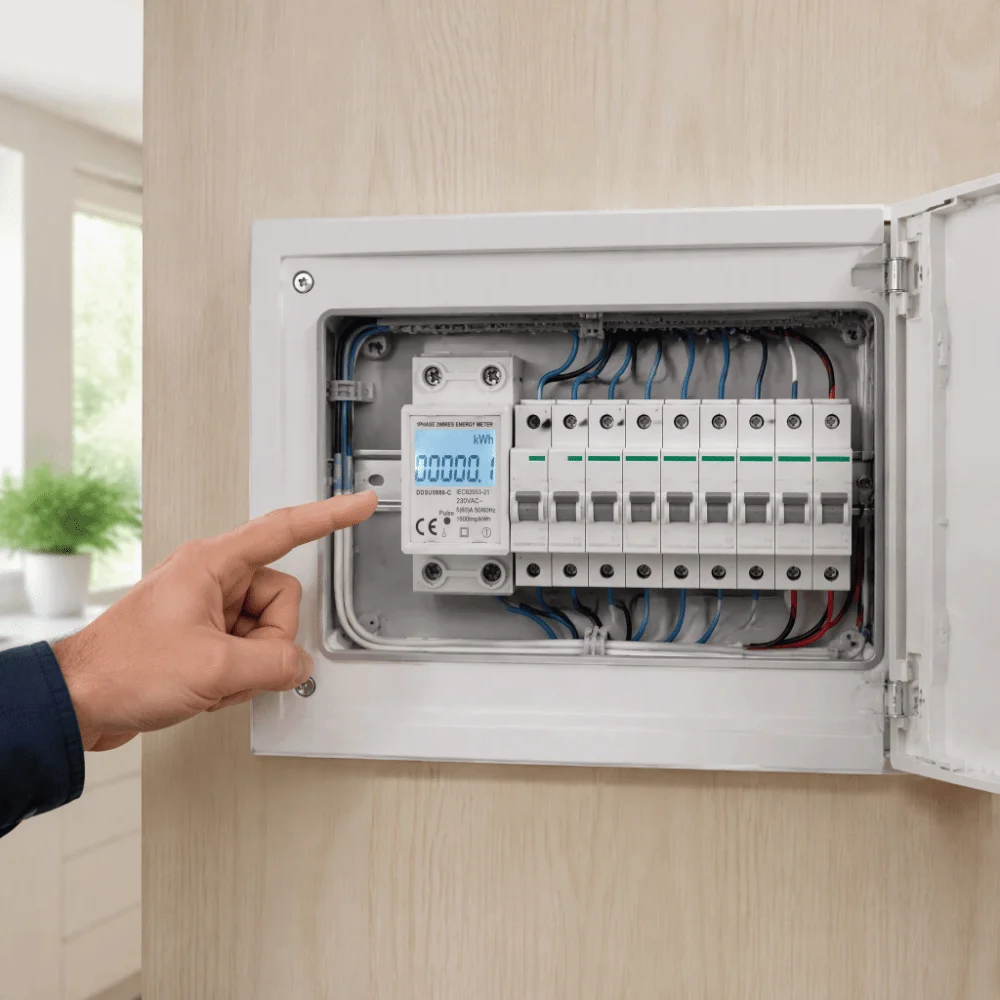 LCD Display Single Phase Electric Energy Meter Reset Function Smart Meter Power Consumption Meter Graffiti WiFi 60Hz