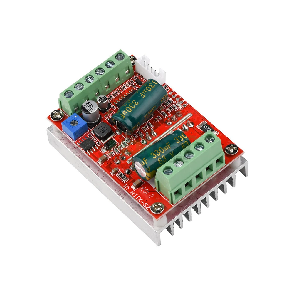 

DC 6-60V BLDC Three Phase DC Brushless Motor Controller PWM High Power 400W Hall Motor Control Driver Board 12V 24V 48V