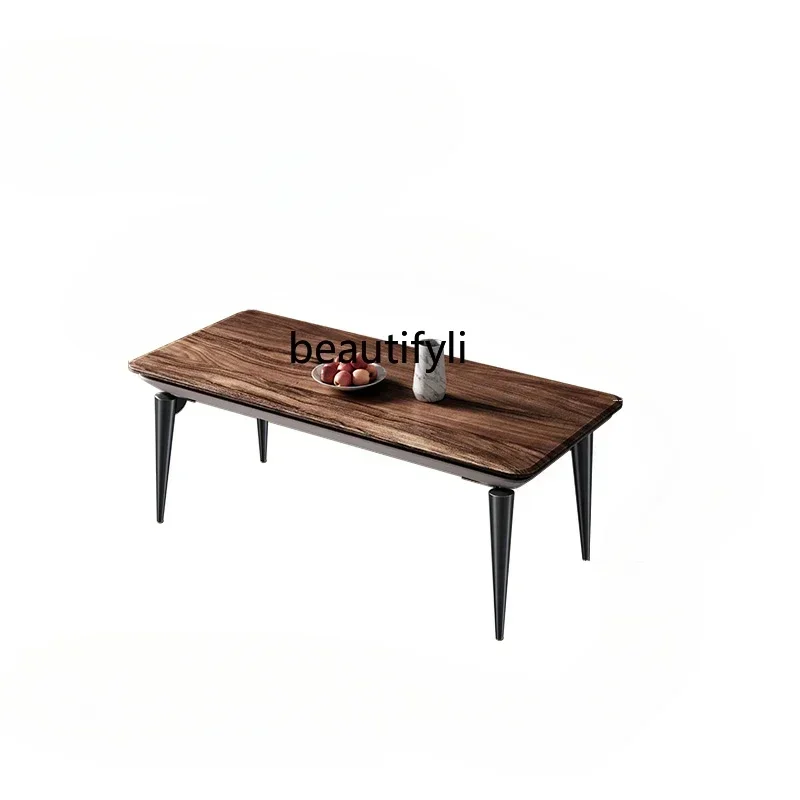

Solid Wood Rectangular South American Walnut Dining Table Dining Table Home Villa High-End Designer Model Modern Dining