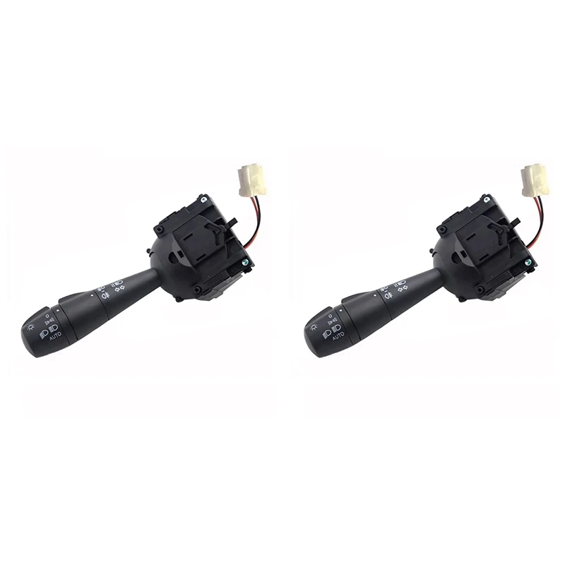 2X Automatic Headlight Switch Headlight Adjustment Lever Front Fog Light Switch For SMART 453 2015-2019 A4535451600