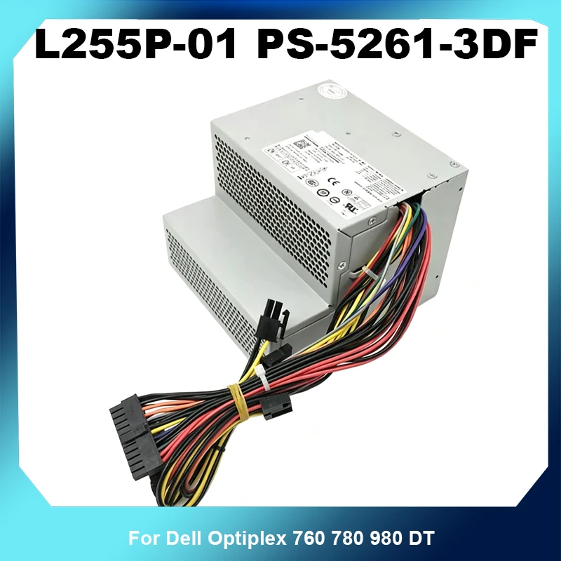 255W Power Supply L255P-01 PS-5261-3DF For Dell Optiplex 760 780 980 DT