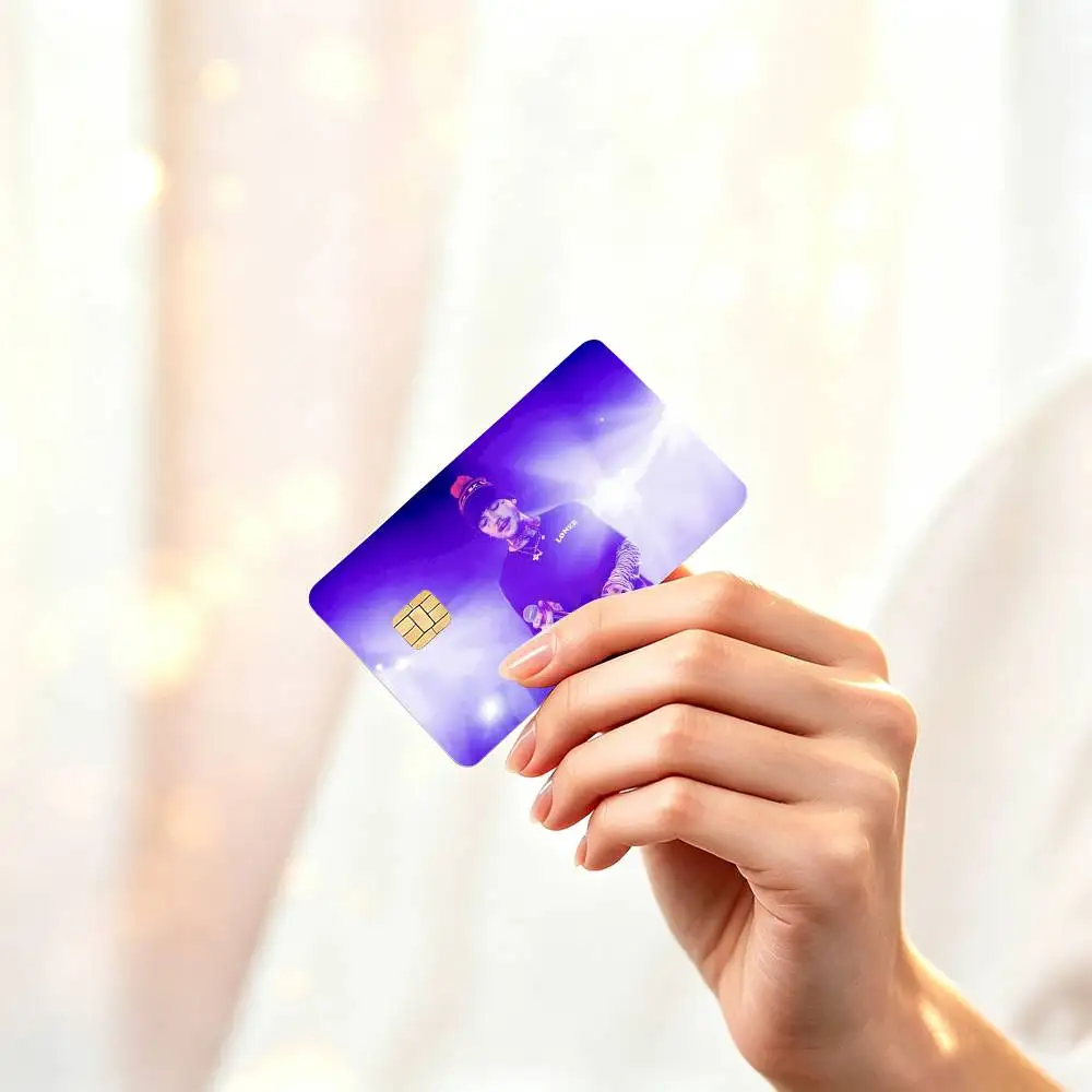 Lil Peep Star Shopping  HD Credit Card Stickers Game Card Decal Small Chip Waterproof Sticker Gift Decor