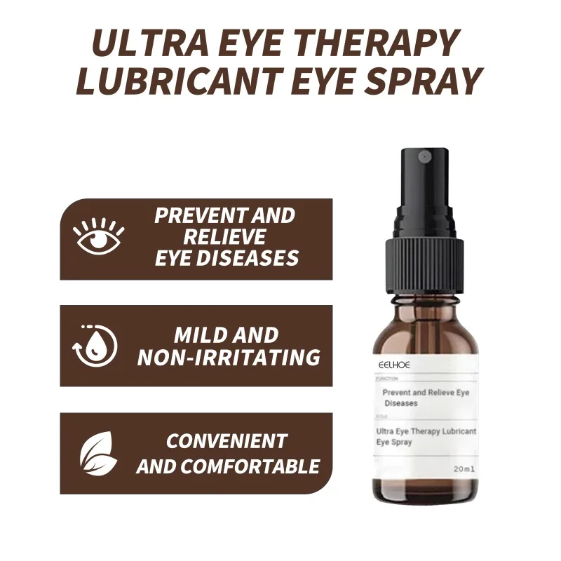 Eyesight Improvement 20ml High Quality Eye Drops Relieve Itchy Discomfort Eyes Clean Vision Liquid Detox Blurred Dry Drop