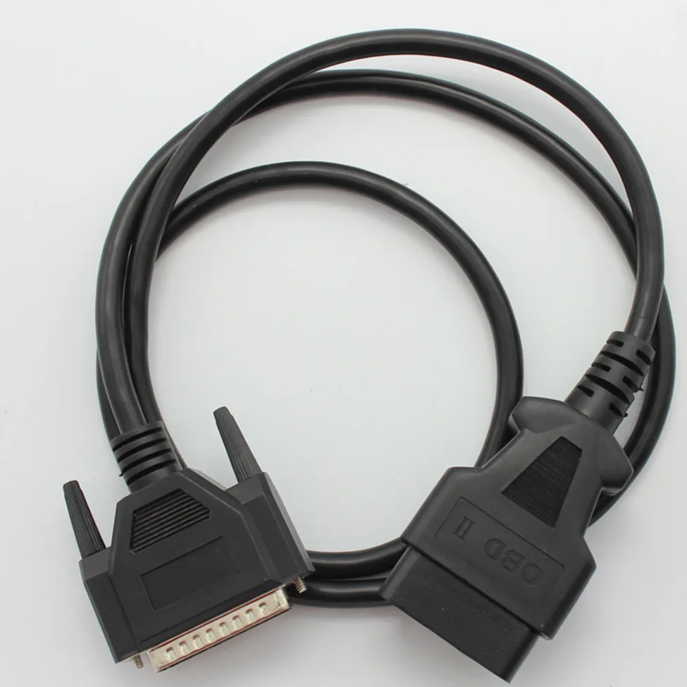 OBD2 16 Pin To DB 25 Pin Programmer Cable Key CFF V33 Key Prog DB25 Pin Conversion To OBD 2 Main Test Cable Adapter Connector