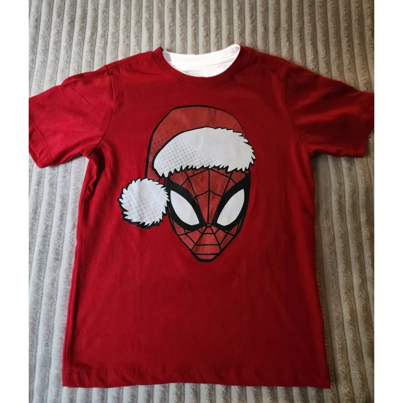 

Camiseta De Navidad Spider Man Marvel Media (8) Roja Carnival Ropa De Vacaciones - Printed Quick Drying Short Sleeves