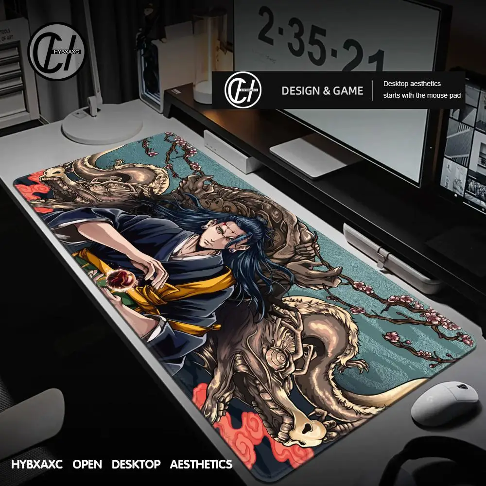 

Mouse Pad Jujutsu Kaisen Geto Non-Slip Large Gaming Rubber Mouse Computer Keyboard Mats Game player accessories PC carpet XL XXL